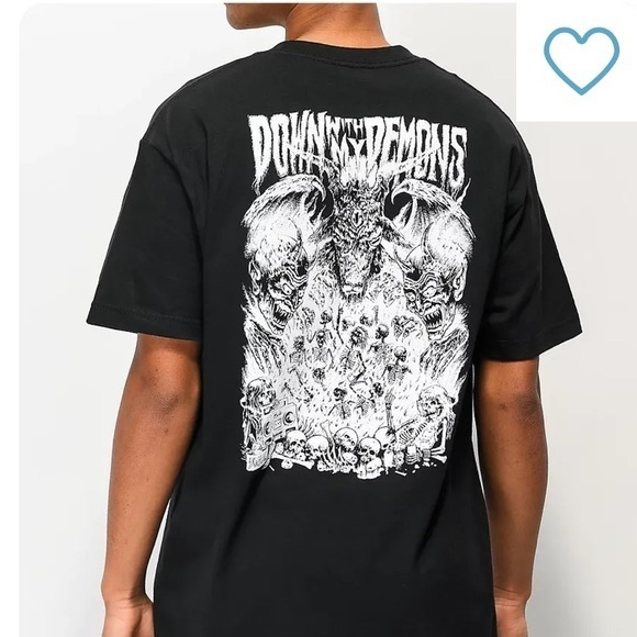 Vintage Lurking Class Sketchy Tank Sawblade Down with My Demons Tee Top T-shirt - Picture 1 of 15